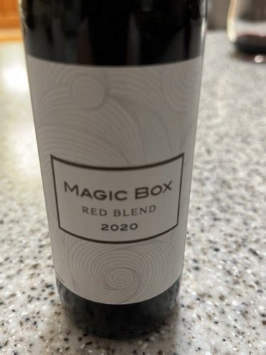 The Magic Box Red Blend 2020: A Hidden Gem